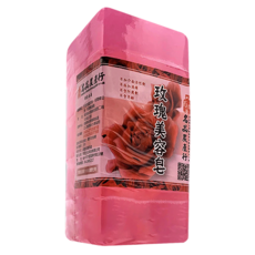 名品農產行 玫瑰精油 美容皂 不添加介面活性劑 不含皂鹼, 500g, 1組