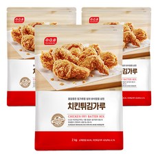 O.Q.B 炸雞粉, 2kg, 3個