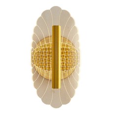 Honey Comb 循跡LED壁燈 6W簡約現代創意 適用於臥室、客廳 營造溫馨氛圍, 1入, 金色