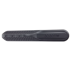 GOGOTW 台灣狗狗 GOGORO2 飛炫踏板輔助貼 UV烤漆 防紫外線褪色, 金屬消光黑色, 2個