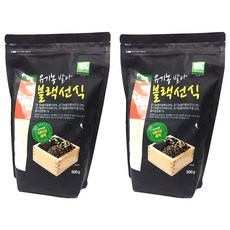 청오건강 유기농 발아 블랙선식, 500g, 2개