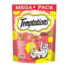 템테이션 고양이 간식, 혼합맛(닭고기/연어/체다치즈), 160g, 1개