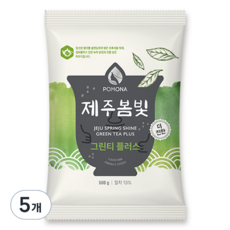 포모나 제주봄빛 그린티 플러스, 500g, 1개입, 5개