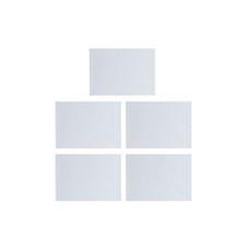 白色硬紙板, 4開, 5個