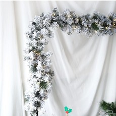 PARTYHAE 雪花壁掛樹掛飾, 白色