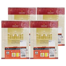 OXFORD 18000方便裁切A4線圈筆記本90頁, 顏色隨機, 4本