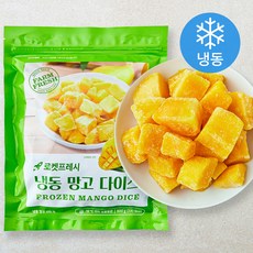 냉동 망고 다이스, 500g, 1개