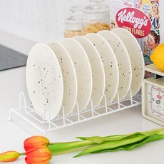 Saenghwalgongsik 廚房碗盤整理架, 白色