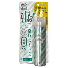 ST 雞仔牌 DEOX 浴廁除臭噴霧隨身瓶 清透綠香, 50ml, 4瓶