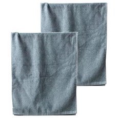 hiorie 日本桃雪 今治柔絨細膩快乾吸水毛巾超值兩件組, 煙燻藍, 1個