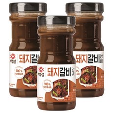CJ BEKSUL 白雪 韓式豬排骨醬, 840g, 3個