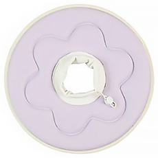 DEOPLLAE 雙色寵物頭套, 紫色 + 黃色, 1個