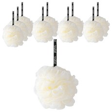 블럭마트 버블 샤워볼, 화이트, 1개입, 10개