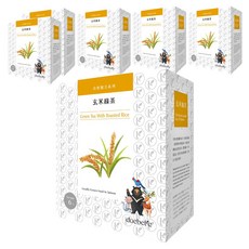 daebete 茶米茶 自然複方 玄米綠茶茶包 Set 嚴選台梗八號稻米 香濃飽滿 茶香和米香結合, 3g, 6包, 6盒