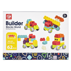PLAYFUL TOYS 頑玩具 益智軟積木 62p 1.25kg, 多色, 1盒