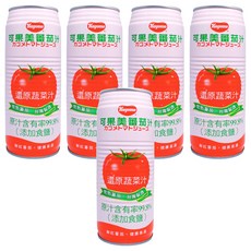 KAGOME 可果美 蕃茄汁, 490ml, 5罐