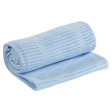 lulujo 透氣洞洞毯, 藍色