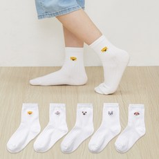 BASE ALPHA ESSENTIALS 兒童我家狗狗襪子5件組