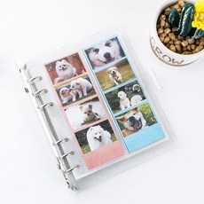 Betterbies 透明亮片四格照片相簿 + 含內頁, 10張, 03 白色