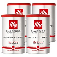 illy 意利 Classico即溶咖啡, 95g, 1罐, 4罐