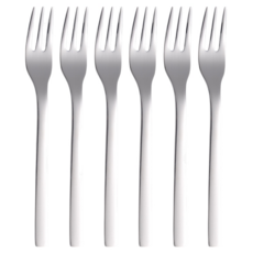 WMF Nuova 甜點叉6件組 可放洗碗機 德國產 長度: 15.7cm, 銀色, 1組