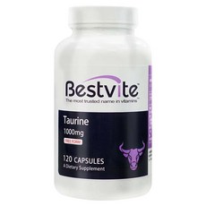 Bestvite 牛磺酸膠囊, 120顆, 1.1g, 1罐