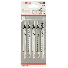 BOSCH 博世 台灣公司貨 線鋸片 T301CD 5個, 1組