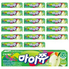 CROWN 皇冠 My chew軟糖 蘋果口味, 44g, 18條
