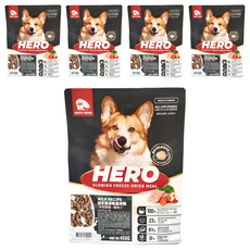 Hero MAMA 全齡犬 益生菌凍乾晶球糧, 羊奶燉雞 + 雞肉丁, 450g, 5包