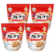 Calbee 卡樂比 Frugra 富果樂 水果麥片 含膳食纖維及維生素 A、B1 日本京都製造, 380g, 4包