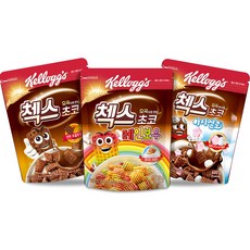 켈로그 첵스초코 삼총사 시리얼 세트 1120g, 1세트, 1.12kg