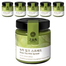 오설록 녹차 밀크 스프레드, 200g, 6개