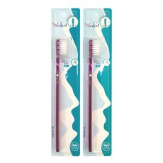 WEDENT 威登 孕婦用方頭牙刷 全細軟毛 SS 梅紫色, 2個, 1入