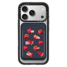 케이스티파이 Cardholder Stand Red Fruits On Sale, Dark Blue, 1개