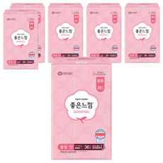GOODFEEL Original超薄衛生棉 蝶翼型, 中型, 36入, 6個