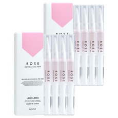 젤로젤로 큐티클 오일펜 로즈, 8개, 3ml