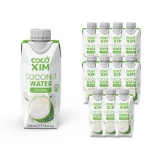 코코씸 코코넛 워터 오리지널, 330ml, 12개
