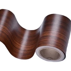 WE CHAMP 木紋踢腳線, 純黑木紋, 1個