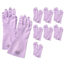 모던하우스 잘 찢어지지 않는 니트릴 고무장갑 좌우세트, 8세트, 중(M), 퍼플