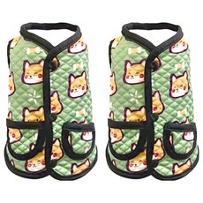 SassyDog 格紋馬甲, 柴犬, 2件