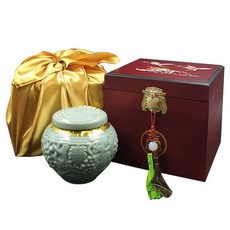 金合歡蜂蜜鑲嵌葡萄瓷器禮盒 1.2kg, 1組