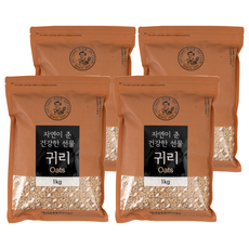 귀리팜 정읍명품 귀리, 4개, 1kg