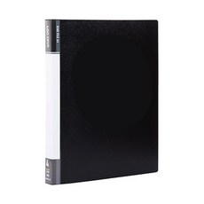 Lian Qin 連勤牌文具 PP 圓型夾 四孔 B4 3/4”, 黑色, 1個