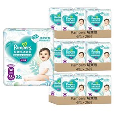 Pampers 幫寶適 原廠公司貨 清新幫拉拉褲/尿布 15kg以上, 2XL, 312片