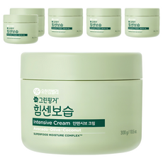 GREEN FINGER 綠手指 超級食物深層滋潤保濕霜 藍莓麝香, 300g, 6罐