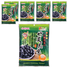 Onlyone 海龍王 竹炭花生, 台灣製造, 烘烤花生, 150g, 6包