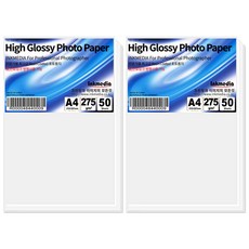 Inkmedia 高光澤相片紙 50入, 100個裝, A4