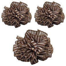 minono 米諾諾 環保咖啡紗沐浴球, 咖啡色, 3入, 1入