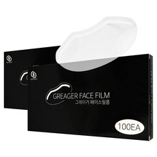 GREAGER 臉部薄膜 100入, 單一顏色, 2個
