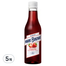 마리브리자드 스트로베리 시럽, 250ml, 5개